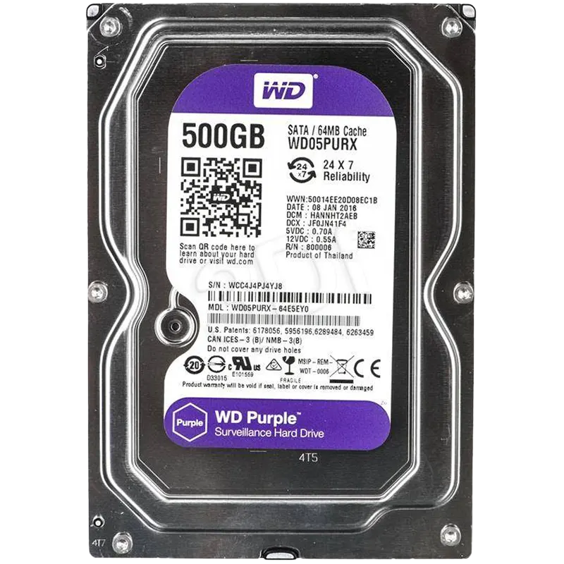 WD Purple surveillance HDD 500GB Mascom International.webp